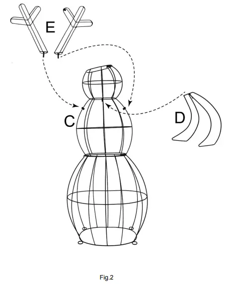VEIKOUS-HP1001-15PK-1-Outdoor-Lighted-Snowman-Christmas-Yard-Decorations-fig-3