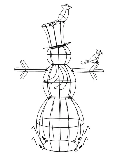 VEIKOUS-HP1001-15PK-1-Outdoor-Lighted-Snowman-Christmas-Yard-Decorations-fig-5