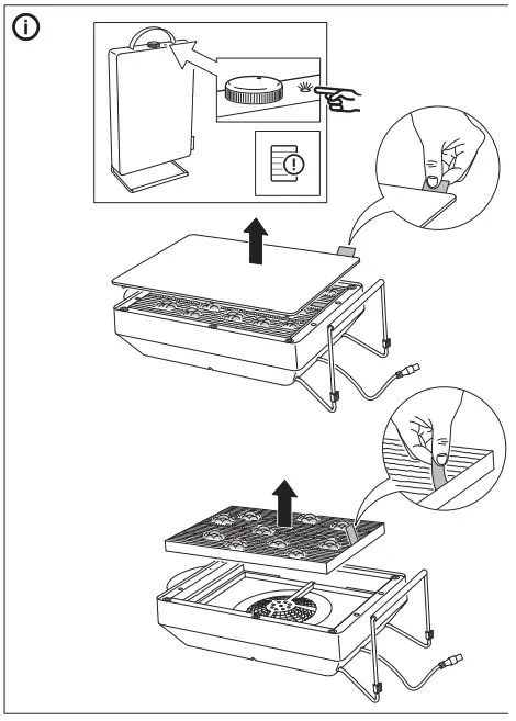 IKEA 504 619.37 FÖRNUFTIG Clean Air Black - Parts 12