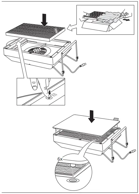 IKEA 504 619.37 FÖRNUFTIG Clean Air Black - Parts 13
