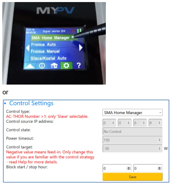 SMA AC ELWA E Into Sunny Home Manager - fig1