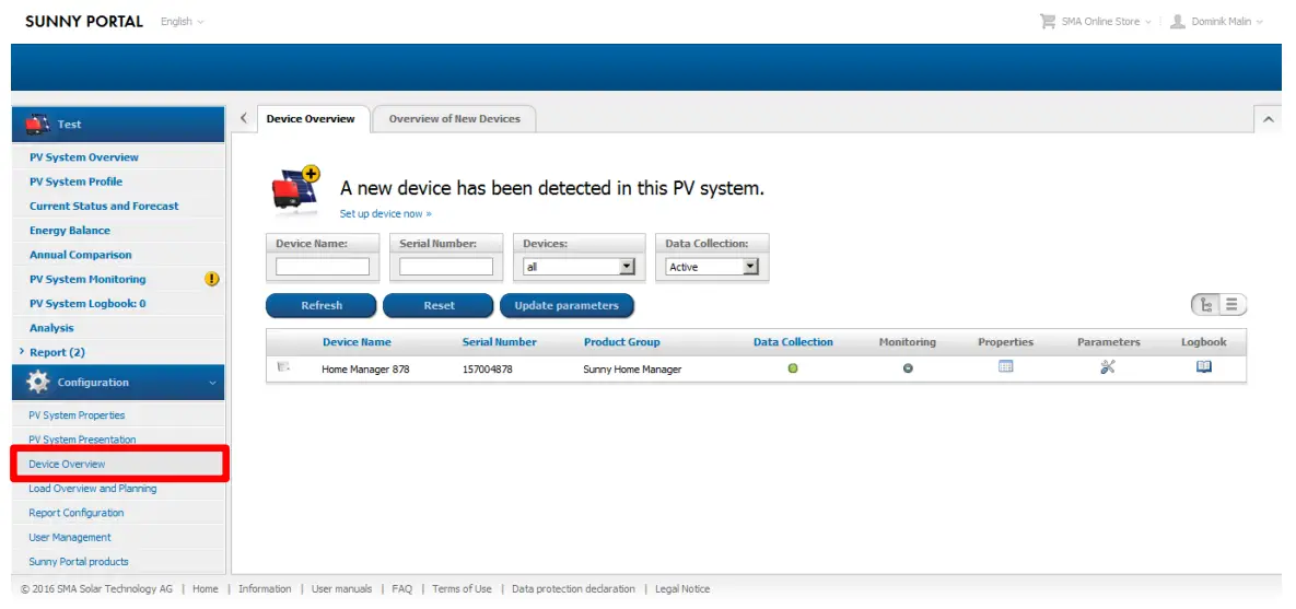 SMA AC ELWA E Into Sunny Home Manager - fig5