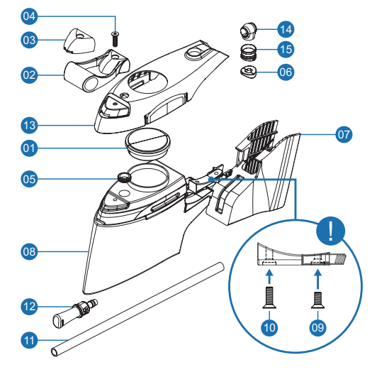 PROFILE DESIGN HSF Aeria Aeria Hydration System - COMPONENT LIST