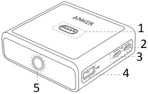 ANKER 100W Charging Base for Prime Power Bank a1