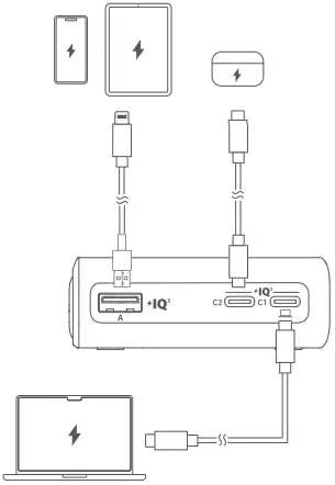 ANKER 100W Charging Base for Prime Power Bank a6