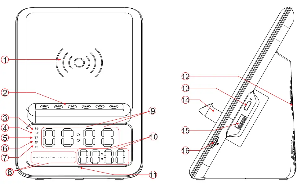 AFK-BT512-Wireless-Charger-with-Speaker-Clock-FIG-3
