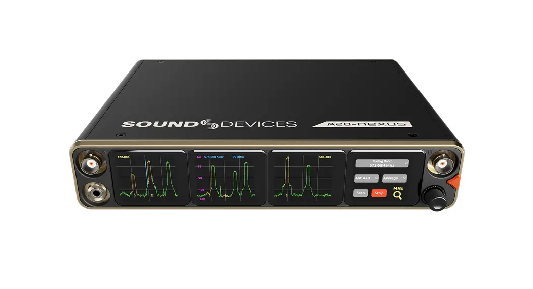 Sound Devices A20-nexus Multi Channel Wireless Microphone Receiver Instructions