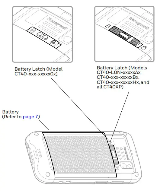 Honeywell CT40 XP Series Ingram Micro DC POS - Honeywell CT40 XP Series Ingram Micro DC POS - battery