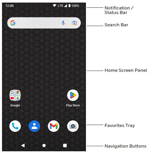 Honeywell CT40 XP Series Ingram Micro DC POS - Honeywell CT40 XP Series Ingram Micro DC POS - home scren