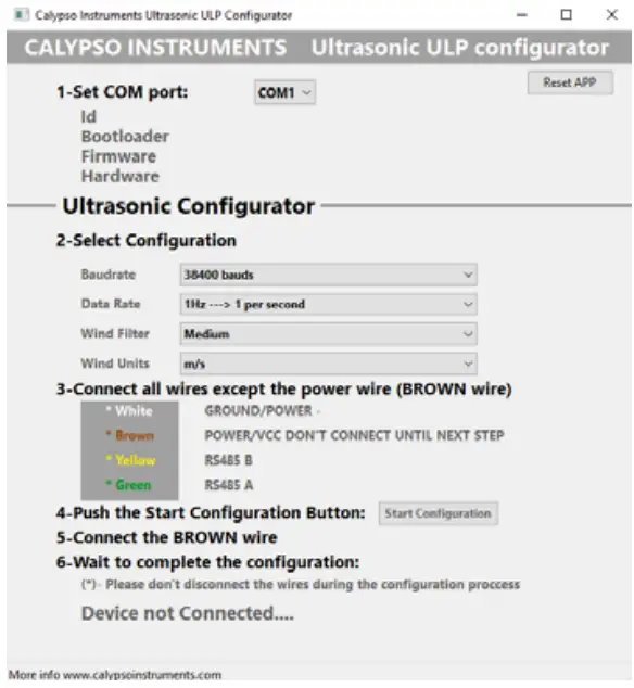 CALYPSO-CMI1018-Ultra-Low-Power-Ultrasonic-STD-Wind-Meter-fig 12