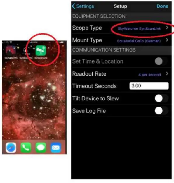 Astro Gadget EQStarProEQ5 GoTo Drive Upgrade Kit  - app