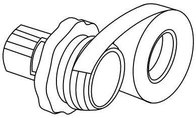 YOLINK YS4909 UC Valve Controller and Motorized Valve Kit - adapter fitting 4