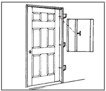 STILE DOOR 850018941716 Interior Prehung Doors Instruction Manual - Nail Hinge Side of Frame