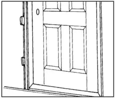 STILE DOOR 850018941716 Interior Prehung Doors Instruction Manual - Nail Lock Side of Frame