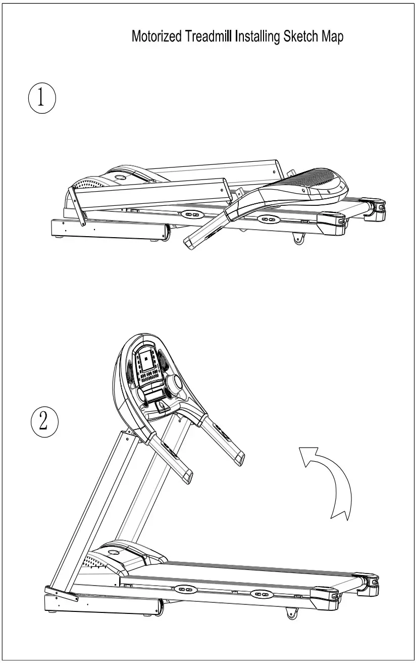 taloon com GV-5054 Motorized Treadmill - parts 4