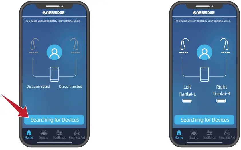 ONEBRIDGE app connects