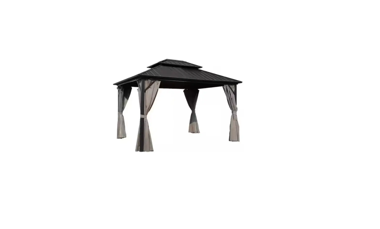 Veikous Pg0201-08-3 Aluminum Double Hardtop Gazebo Instruction Manual