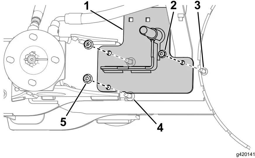 Parking brake hidden