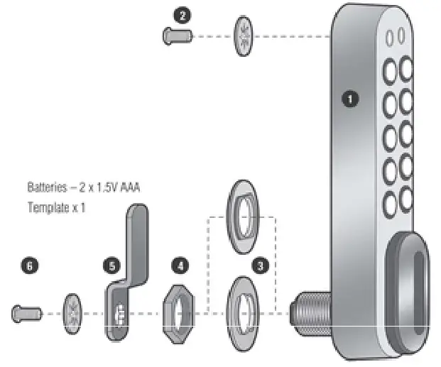 D D Technologies DND-DDKL1000NCSG NetCode Locker Lock - Fig12
