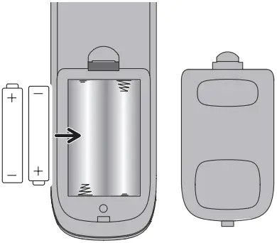 Install your batteries