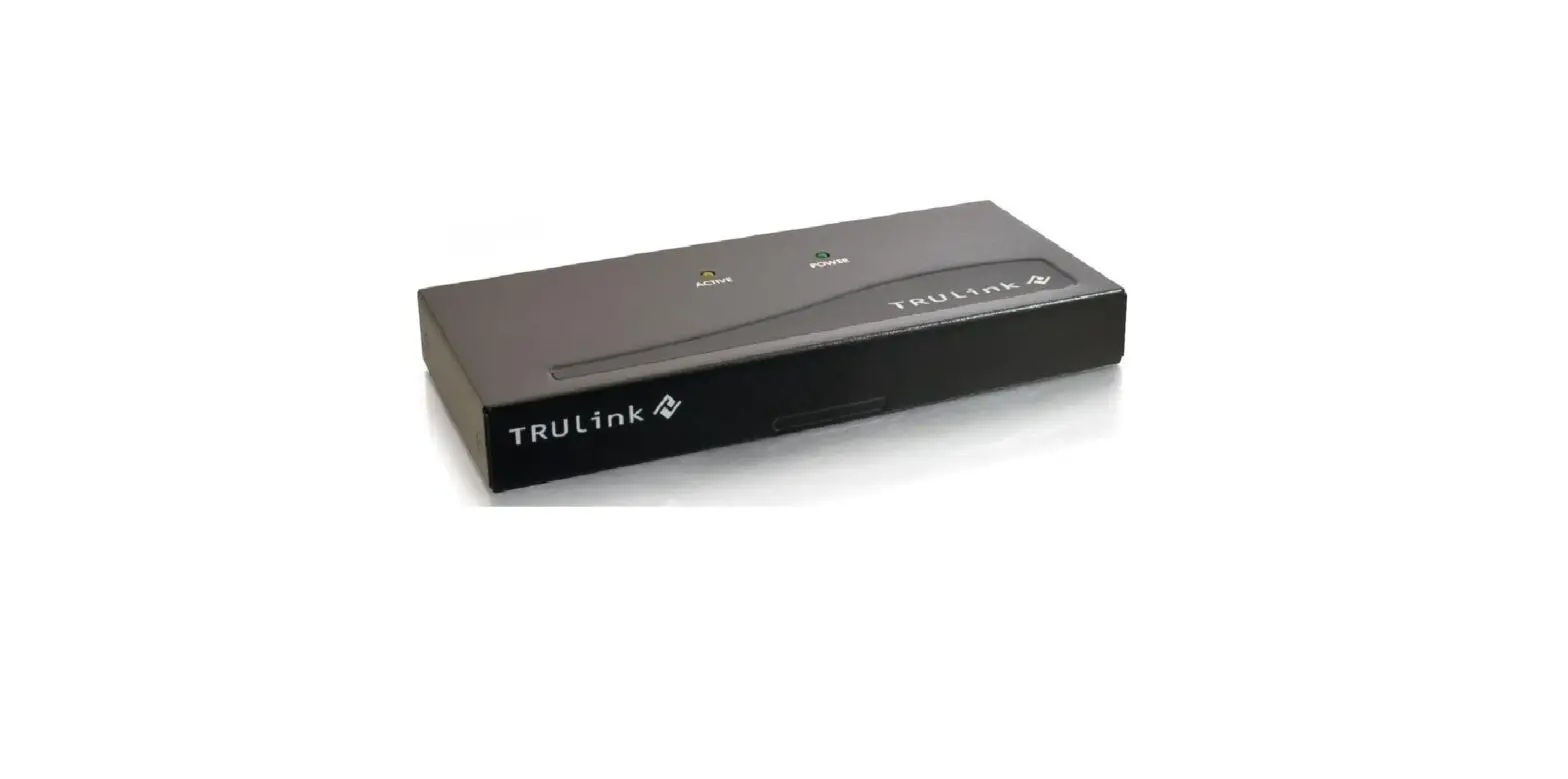 Trulink 29504 4-port Vga Monitor Splitter & Extender User Manual
