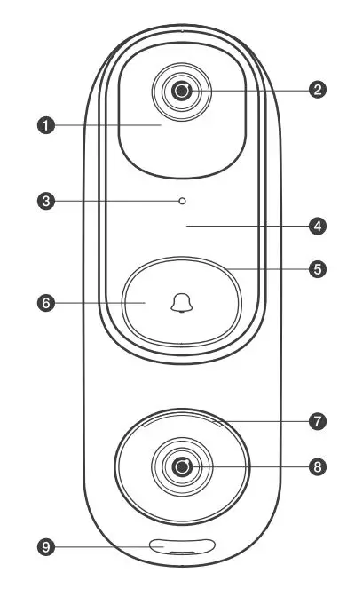 KICKSTARTER LVD01 Dual Cam Video Doorbell User Manual - Dual-Cam Video Doorbell