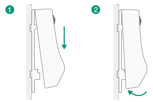 KICKSTARTER LVD01 Dual Cam Video Doorbell User Manual - Mount the Doorbell on the Bracket