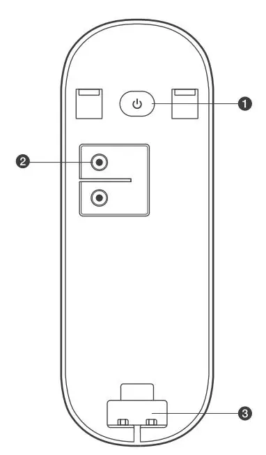 KICKSTARTER LVD01 Dual Cam Video Doorbell User Manual - Rear View