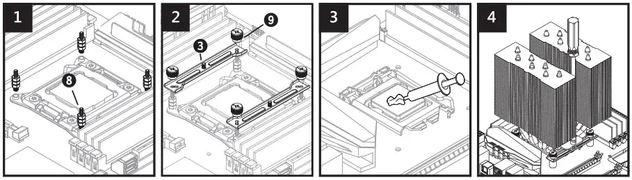 SILVER MONKEY SMX CPUFRD-120 CPU Coolers - How to Install the Coling System 2
