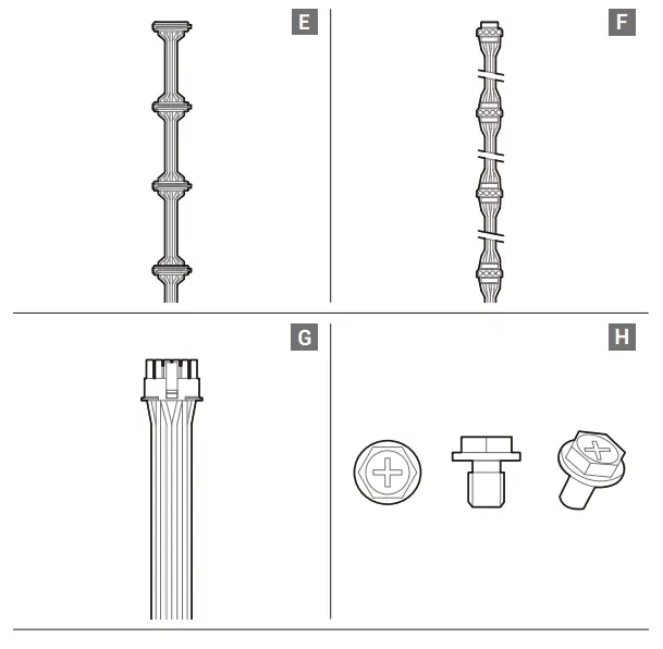 DEEPCOOL PX850G PX-G Series Native Atx 3.0 Full Modular Power Supply - fig