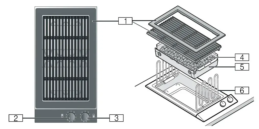 GAGGENAU-VR230620-Vario-Electric-Grill-fig-1