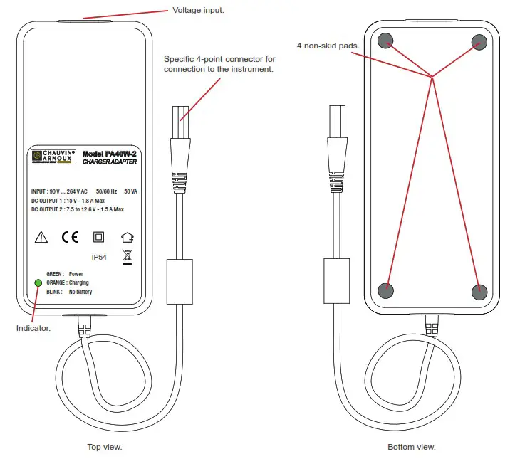 CHAUVIN ARNOUX PA40W 2 Power Supply And Battery Charger - PRESENTATION