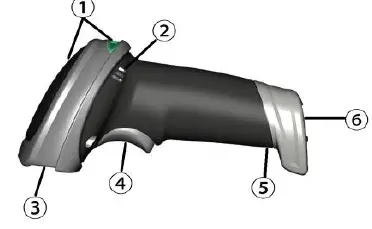 unitech MS339 2D Imager Barcode Scanner 1