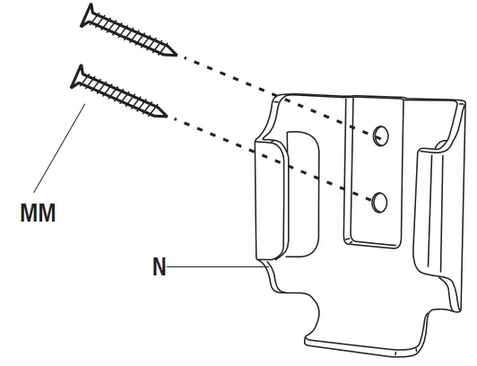 Installing The Remote Control Holder