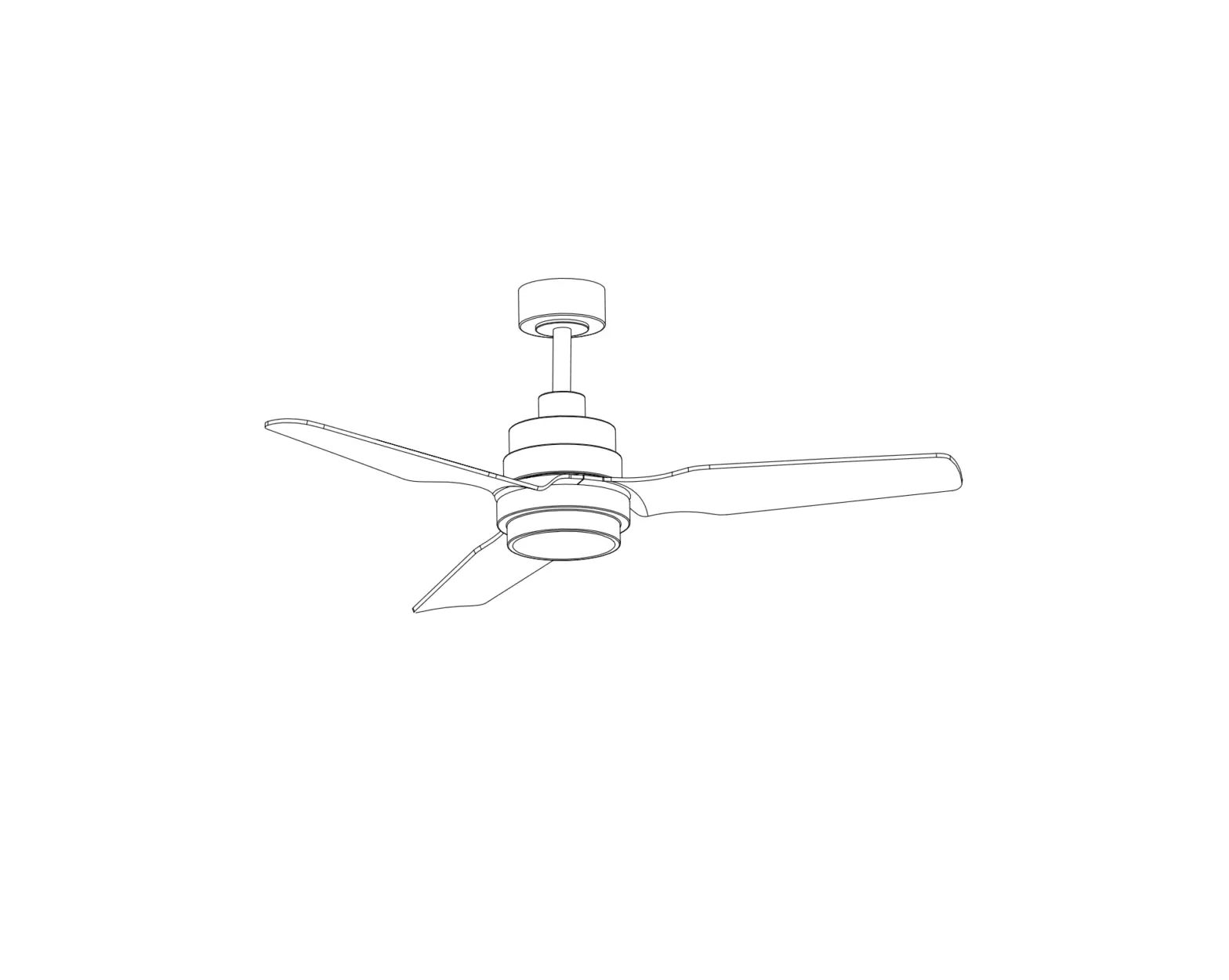 Gluckstein Elements 38711-hbcw Denver 48-inch Indoor Led Ceiling Fan User Manual