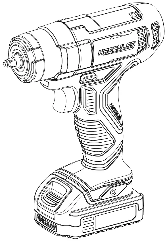 HERCULES HD83B Compact Impact Wrench