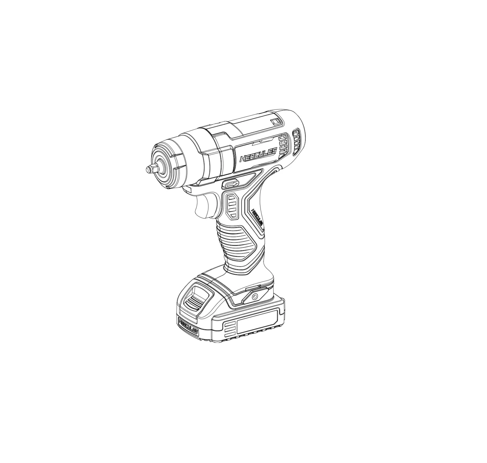 Hercules Hd83b Compact Impact Wrench Owner's Manual