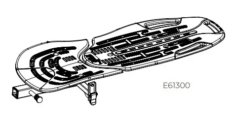 TEETER EP-560 ComforTrak Series Inversion Table - Base Assembly