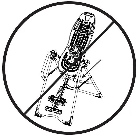 TEETER EP-560 ComforTrak Series Inversion Table - Image B