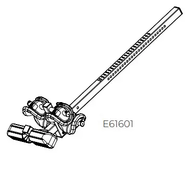 TEETER EP-560 ComforTrak Series Inversion Table - Main Shaft
