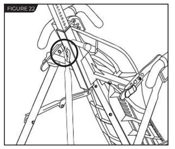 TEETER EP-560 ComforTrak Series Inversion Table - fig 14