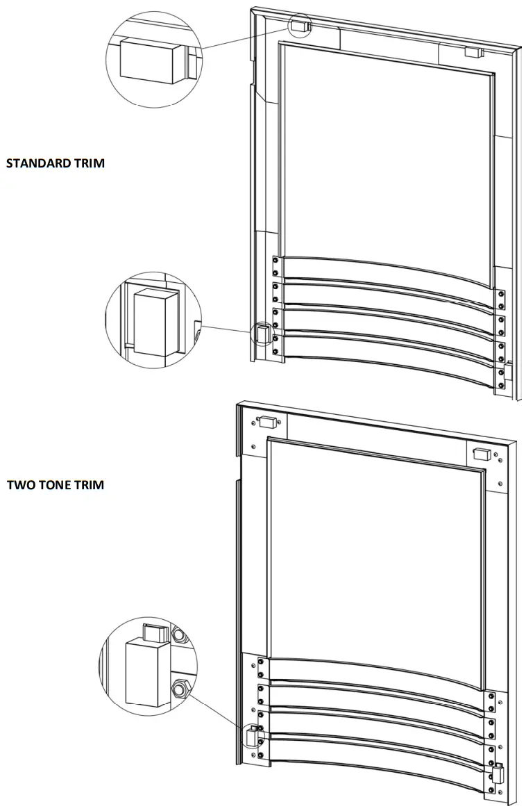 bemodern BM 03XXX1 MANUAL Convector Xtra Gas Fire - Fit Trim to Appliance