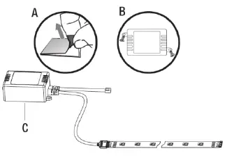 PLT-SOLUTIONS-PLTS-12257-LED-Tape-Light-Strip-Light-Kit-with-Remote-FIG-8