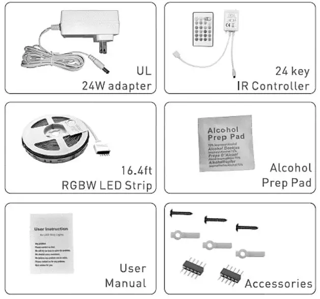 PLT-SOLUTIONS-PLTS-12258-RGBW-Color-Changing-LED-Tape-Light-Strip-Light-Kit-FIG 1