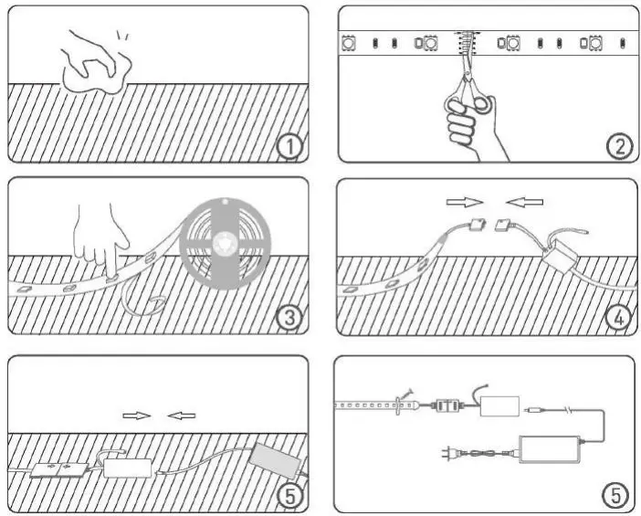 PLT-SOLUTIONS-PLTS-12258-RGBW-Color-Changing-LED-Tape-Light-Strip-Light-Kit-FIG 2