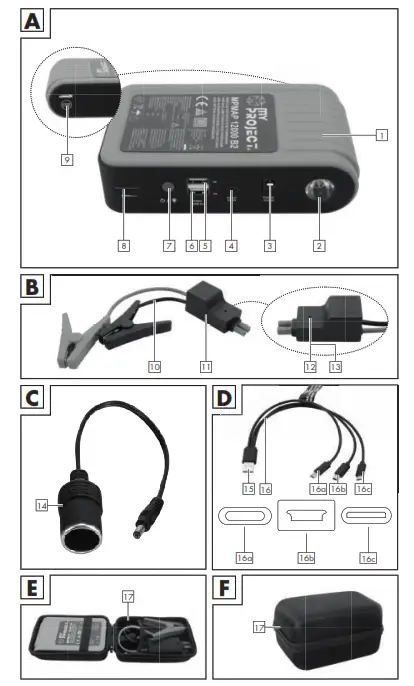 MYPROJECT 392494 Portable Jump Starter - fig 1
