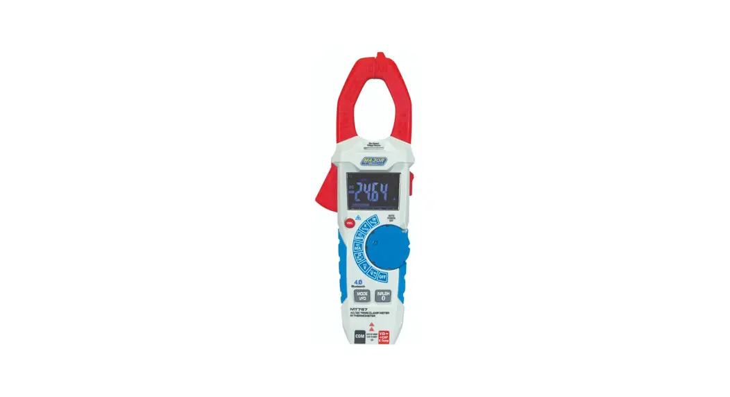Major Tech Mt767 600a Ac/dc Clamp Meter With Ir Thermometer Instruction Manual