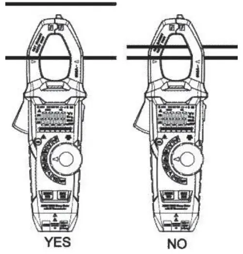 MAJOR TECH MT767 600A AC DC Clamp Meter with IR Thermometer - voltage indicator 2