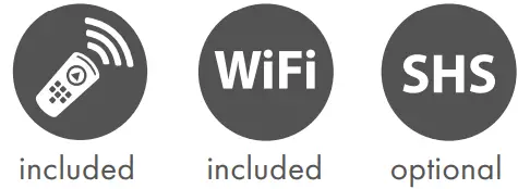 planika Panorama Room Divider with Automatic Ethanol Burner - CONTROL OPTIONS