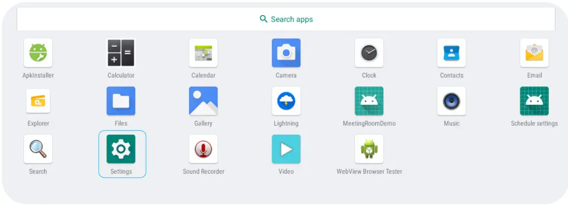 Quick connection settings